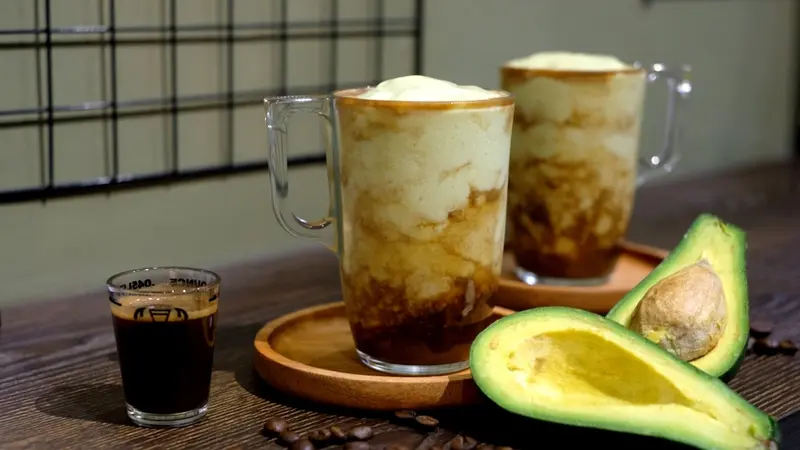 resep avocado coffee