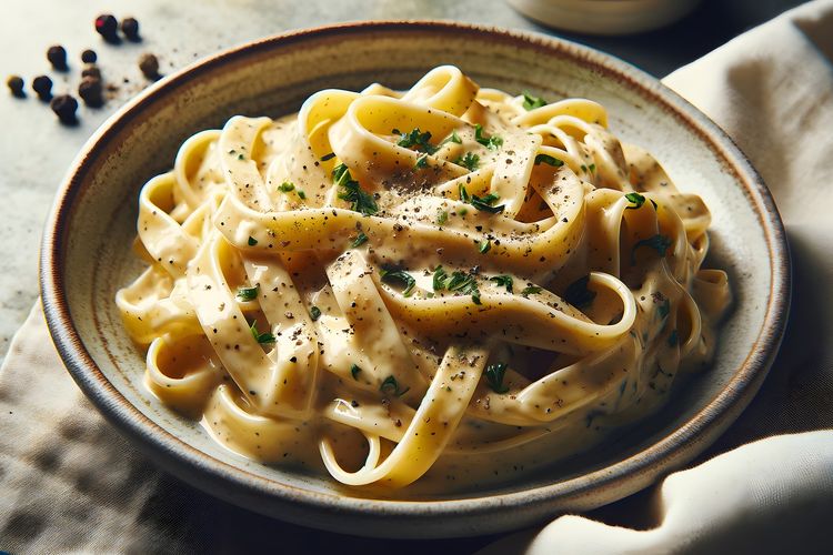 Resep Fettuccine Alfredo