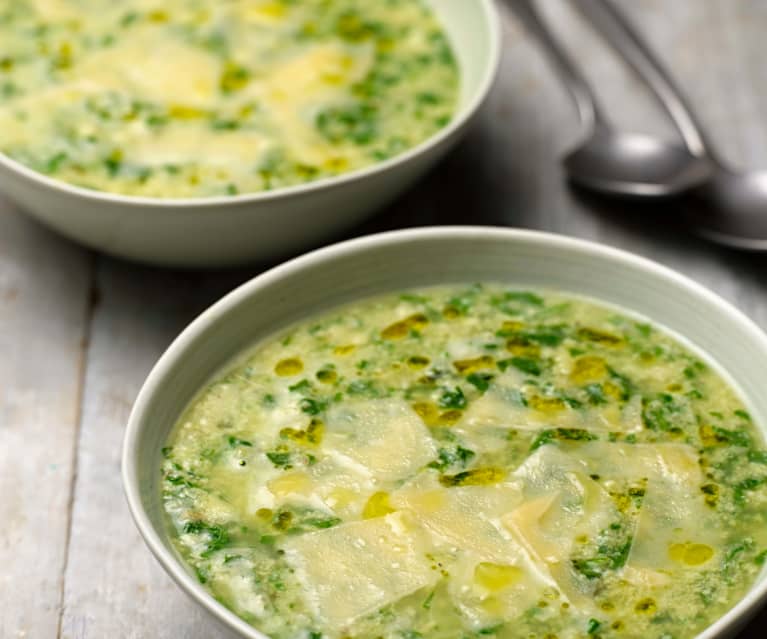 Resep Stracciatella Soup