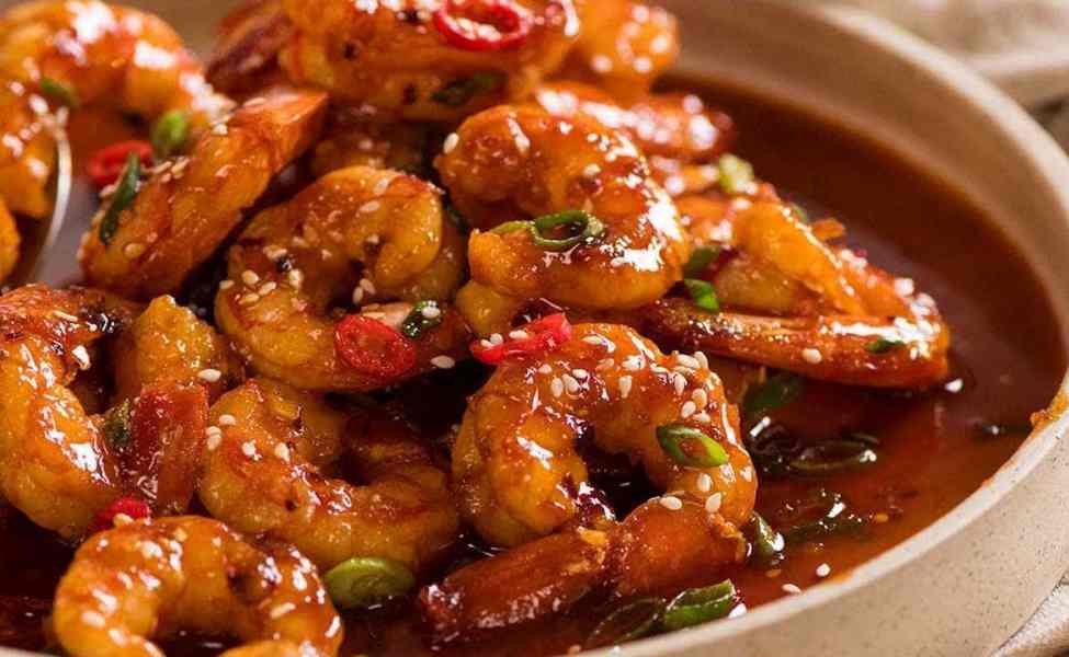 resep udang asam manis