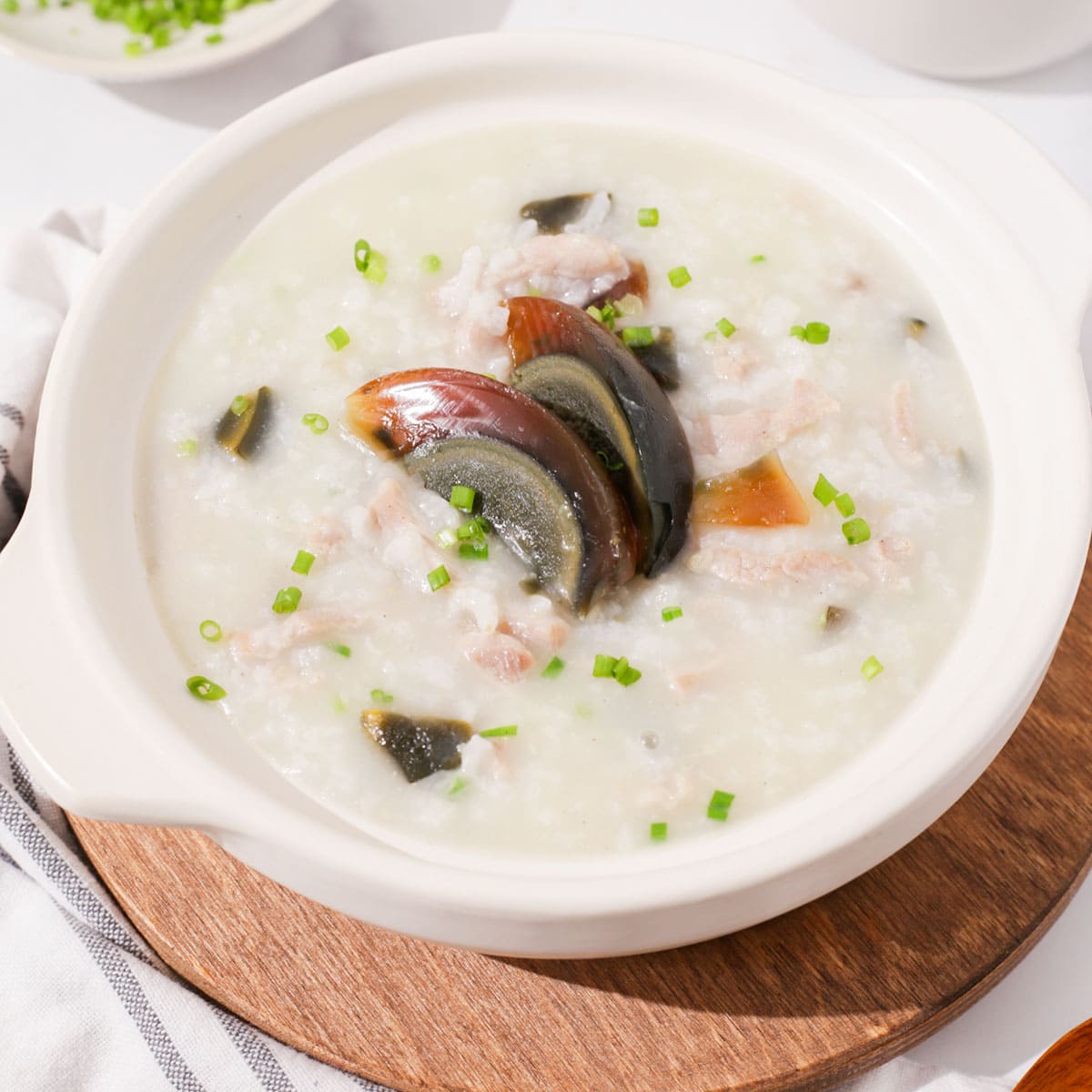 Resep Century Egg and Pork Congee