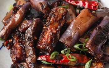 Resep Spicy Garlic Eggplant