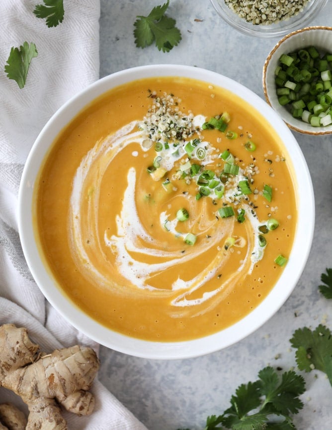 Resep Sweet Potato Ginger Soup