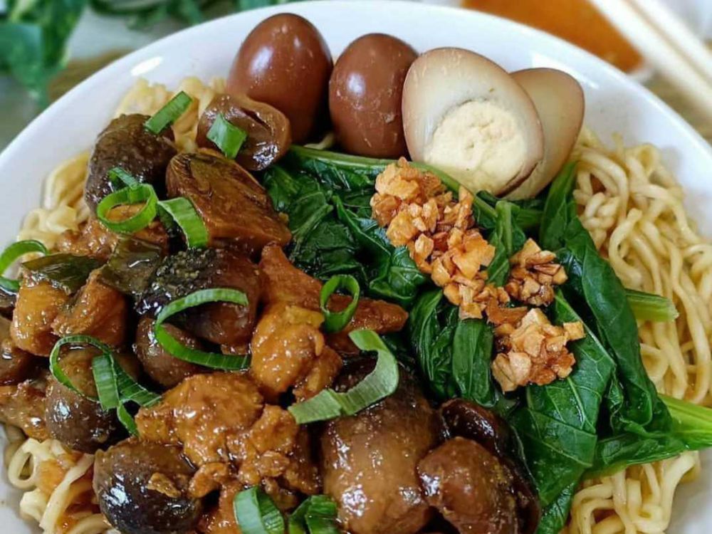 resep mie ayam jamur