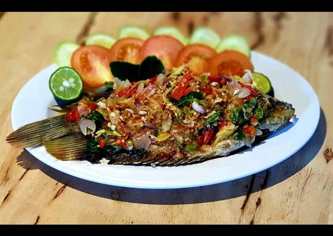 resep ikan gurame pecak