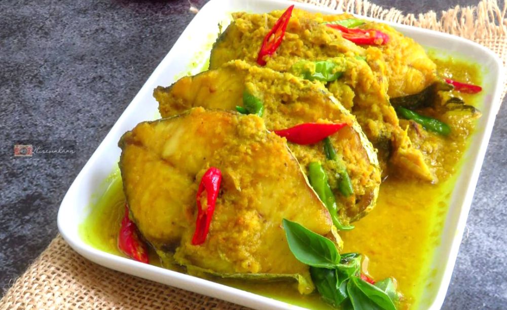 resep ikan tenggiri bumbu kuning