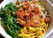 resep mie kangkung ayam