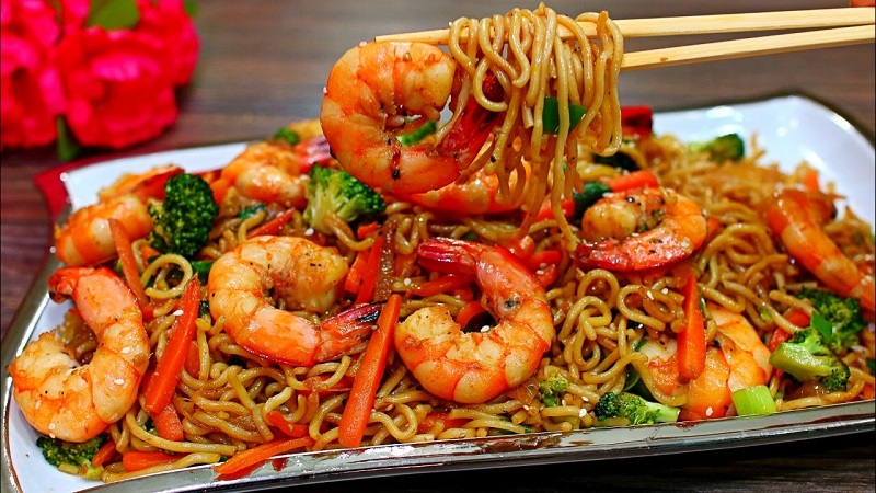 resep mie goreng seafood